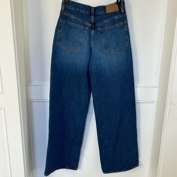 Madewell Superwide-Leg Denim Jeans size 26 color Concho Wash Flare EUC - Picture 12 of 15